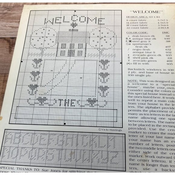 The Cricket Collection Cross-Stitch Pattern Booklet No. 6 - Picture 3 of 3